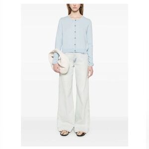 7 for all mankind Women’s Lotta Jeans- High-Waisted Jeans in Maui Wide Leg